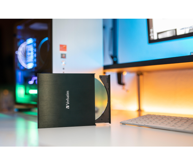 Verbatim External Slimline CD/ DVD Writer USB 3.2 GEN 1 - 1050590 - zdjęcie 3